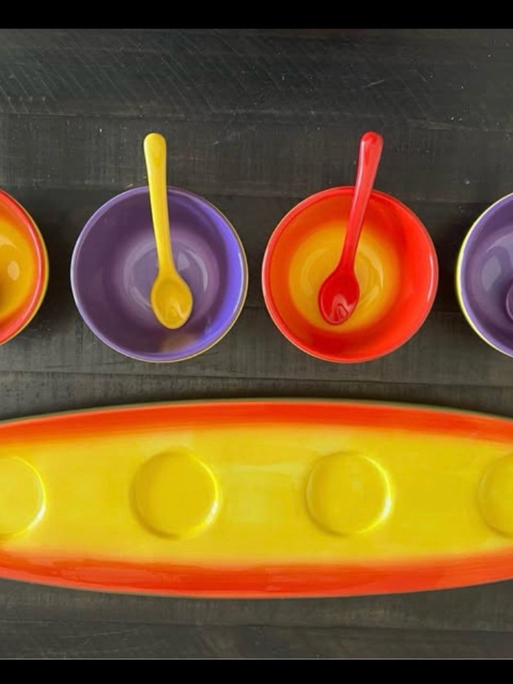 The Laurie Gates Sombrero 10-piece Ceramic Serve-ware Set - Picture 6 of 10